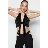 Trendyol Crop Top - Black - Plain | Shoptok.si