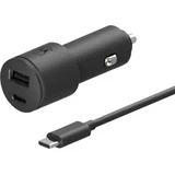 USB punjač 45 W USB-A, USB-C® Quick Charge 3.0 crna