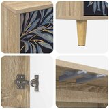  ormar DOKKUM 102 x 33 x 50 cm Sonoma Konstruirano drvo | shoptok.hr