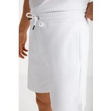 Dewberry 89749 Mens Sport Style Pocket Shorts-WHITE | Shoptok.si