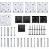  Set panela za ogradu WPC 699 x 146 cm smeđi | shoptok.hr