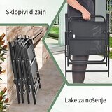  Bastenski sto + 4 stolice Crna | Eponuda.com