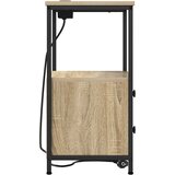  Noćni ormar s ladicama 2 pcs Sonoma hrast 40 x 31 x 60 cm | Eponuda.ba