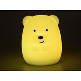  Silikonska LED noćna lampa medvjedić s daljinskim upravljačem, 9 boja | shoptok.hr
