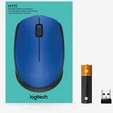Logitech Miš M171 Wireless, bežični, plavi | shoptok.hr
