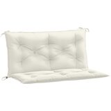  Jastuci za vrtnu klupu 2 kom krem 100x50x7 cm od tkanine | shoptok.hr