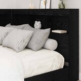  Skladišno uzglavlje Crni hrast 120 cm Konstruirano drvo | shoptok.hr
