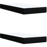  Krevet s oprugama i madracem crni 200x200 cm od tkanine | shoptok.hr