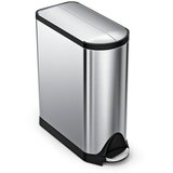 simplehuman Kanta mat srebrne boje s pedalom Butterfly, 45 l | shoptok.hr