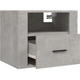 vidaXL Zidni noćni ormarići 2 kom siva boja betona 50x36x40 cm | shoptok.hr