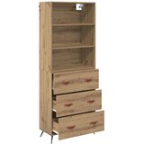 Highboard Umjetnički hrast 69,5 x 34 x 180 cm Konstruirano drvo | shoptok.hr