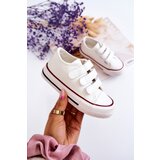 Boto Children's Leather Sneakers With Velcro White Foster | Shoptok.si