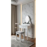 Landscape kozmetična miza steklo, leseni material | Shoptok.si