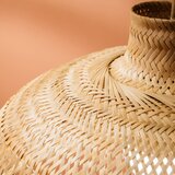 SULION Crna/u prirodnoj boji viseća svjetiljka s bambusovim sjenilom ø 52 cm – | shoptok.hr