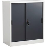 MID.YOU ARHIVSKA OMARA antracit, bela | Shoptok.si