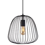 Viseći luster OVELLA na kablu 1xE27/15W/230V, prečnik 36 cm, crne boje | Eponuda.com
