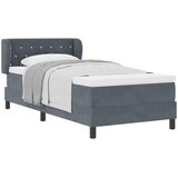  s opruga kutije Tamno siva 90 x 190 cm Baršun | shoptok.hr