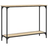Maison Chic konzolna miza - miza ob steni sonoma hrast 101x30,5x75 cm inženirski les, (21786322) Cene