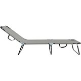  Sklopiva ležaljka za sunčanje 2 pcs Siva 188 x 57 x 86,5 cm | shoptok.hr