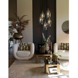 Light & Living Temno siva/v bronasti barvi viseča svetilka s steklenim senčilom ø 45 cm Lukaro – | Shoptok.si
