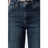 Trendyol Dark Blue High Waist Slim Mom Jeans | Shoptok.si