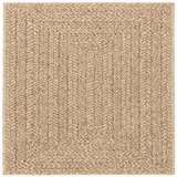 vidaXL Tepih ZIZUR 120 x 120 cm s izgledom jute unutarnji i vanjski | shoptok.hr