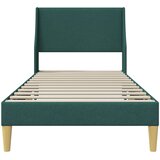  Krevetna konstrukcija Tamnozelena 100 x 200 cm tkanina | shoptok.hr