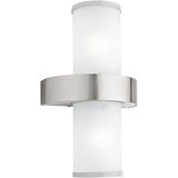 Eglo beverly spoljna zidna lampa lampa/2 e27 čelik/srebro | Eponuda.com