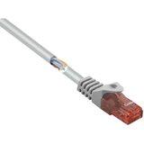Renkforce RF-5047426 RJ45 omrežni kabel\, Patch kabel CAT 6 U/UTP 0.15 m siva z zaščitnim zapornim zatičem\, brez halogena 1 kos, (20638175) | Shoptok.si