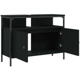 Ormarić za umivaonik crni 60 x 30 x 60 cm konstruirano drvo | shoptok.hr