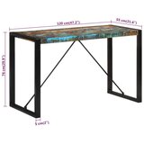  Blagovaonski stol 120x55x76 cm od masivnog obnovljenog drva | shoptok.hr