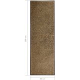  Otirač perivi smeđi 60 x 180 cm | shoptok.hr