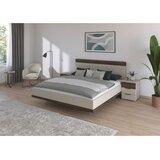 Premium Living Postelja Sajo, Barva Hrasta, Barva Šampanjca, 180x200 | Shoptok.si