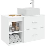  Set namještaja za kupaonicu 2 pcs Bijela Konstruirano drvo | Shoptok.si