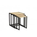 Hanah home set stolova tali black sapphire oak