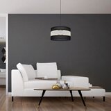  Luster na sajli HELEN 1xE27/15W/230V prečnik 35 cm crna/zlatna | Eponuda.com