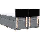  Krevet box spring s madracem svjetlosivi 140x200 cm od tkanine | shoptok.hr