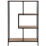 XXXL Predelna Stena Lilli, Barva Hrasta, Črna | Shoptok.si