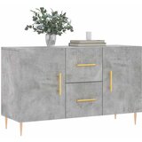 Komoda siva boja betona 100x36x60 cm od konstruiranog drva | shoptok.hr