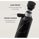 BURGA termo steklenica 500ml - Black Marble | Shoptok.si