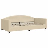  Dnevni krevet krem 100 x 200 cm od tkanine | Eponuda.ba