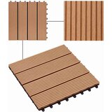  Pločice za decking 11 pcs Tikovina 30 x 30 cm | Eponuda.com