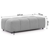 Ropez Siv tabure Albane – | Shoptok.si