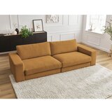 Bobochic Paris Gorčično rumena sedežna garnitura iz rebrastega žameta 274 cm Leonard – | Shoptok.si