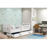 Molarem Home Drveni dječji krevet Max s ladicom - bijeli - 190x80 cm - Gratis madrac od PE pjene - 8cm debljine Cijene