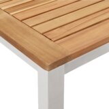 vidaXL 9-delni vrtni jedilni set iz trdega akacijevega lesa | Shoptok.si