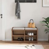 vidaXL Klupa za predsoblje SANDNES 87x40x50 cm od masivne borovine | shoptok.hr