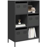 vidaXL Visoka omara črna 68x39x103,5 cm jeklo Cene
