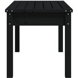  Vrtna klupa crna 80 x 44 x 45 cm od masivne borovine | Eponuda.com