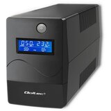 Qoltec Monolith uninterruptible power supply (UPS) Double-conversion (Online) 1 kVA 600 W 2 AC outlet(s) | shoptok.hr
